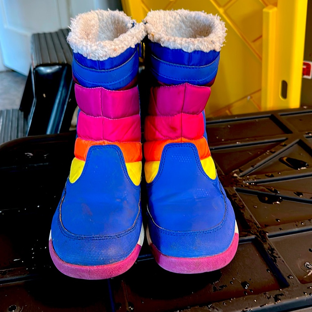 Merrell Alpine Puffer JR Rainbow Snow Boots 4M
